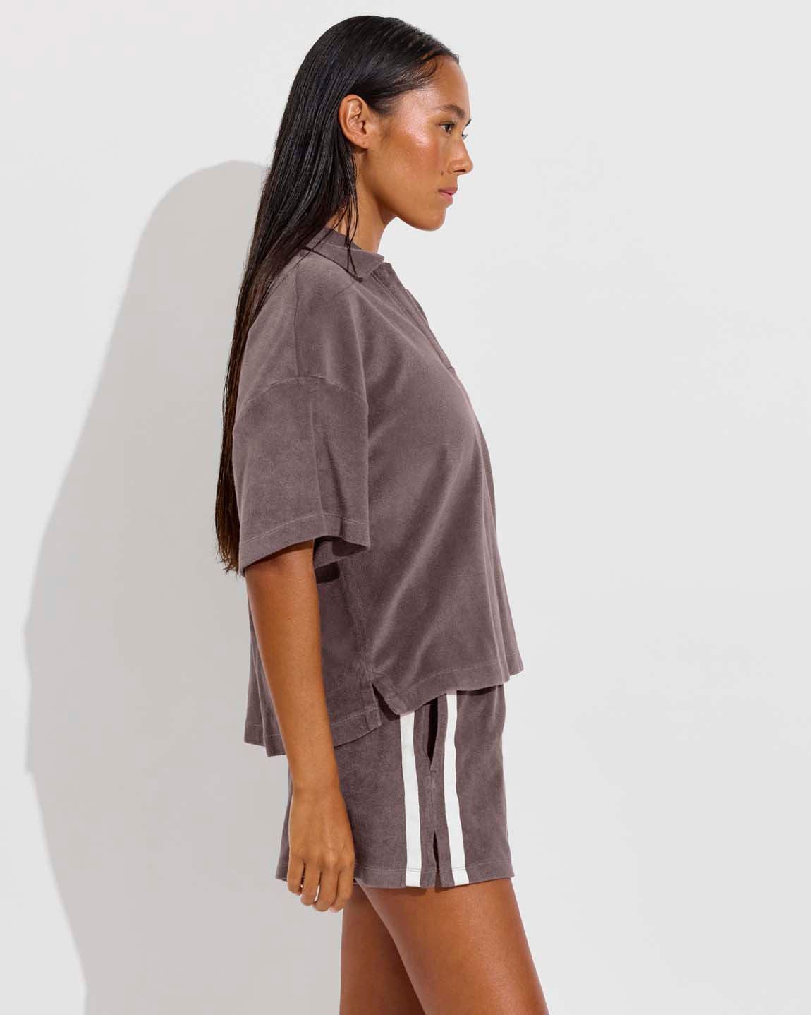 Towel To Go Top (Size S/M) + Towel To Go Short - Stormy (Size S)