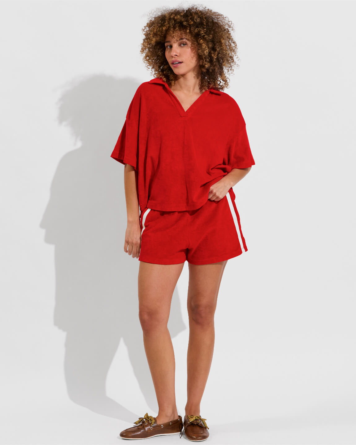 Towel To Go Top (Size S/M) + Towel To Go Short - Sweet Chili Heat (Size S)