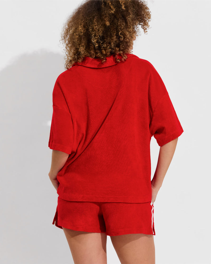 Towel To Go Top (Size S/M) + Towel To Go Short - Sweet Chili Heat (Size S)