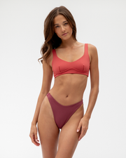Carve Top - Camp + Dawn Bottom - Desert Plum (Size S)