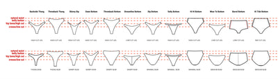 Bottoms Comparison Chart