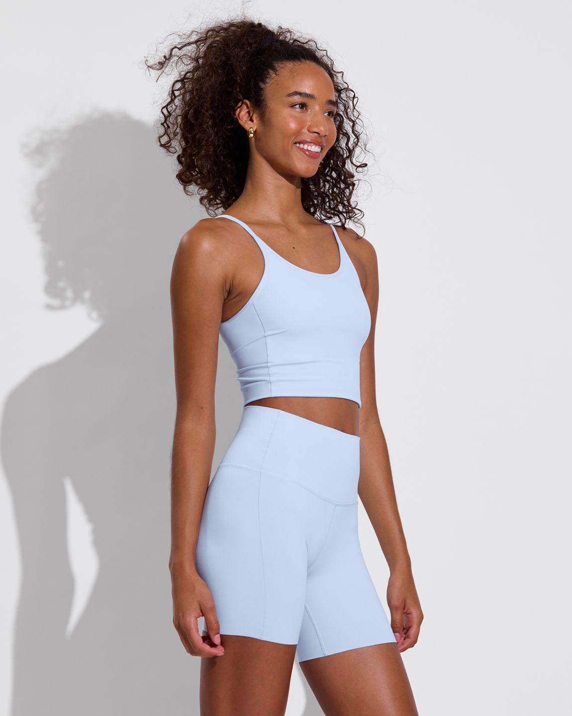 Barre Tank + Super Moves Short 5" - Blue Skies (Size S)