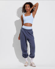 Frame Top - Blue Skies + Sports & Rec Jogger - Varsity (Size S) 