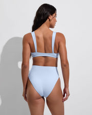 La Plage Top + Hi Hi Bottom - Blue Skies (Size S)