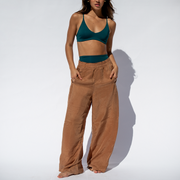 Sunday Top - Deep End + Day Trip Pant - Tan Lines (Size S)