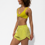 Plunge Top + Day Trip Short - Sour (Size S)