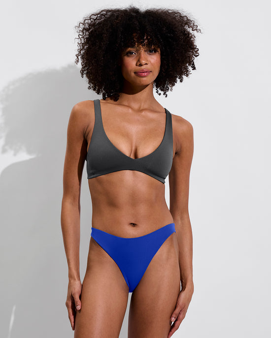 Plunge Top - Eclipse + Backside Thong - First Place (Size S)