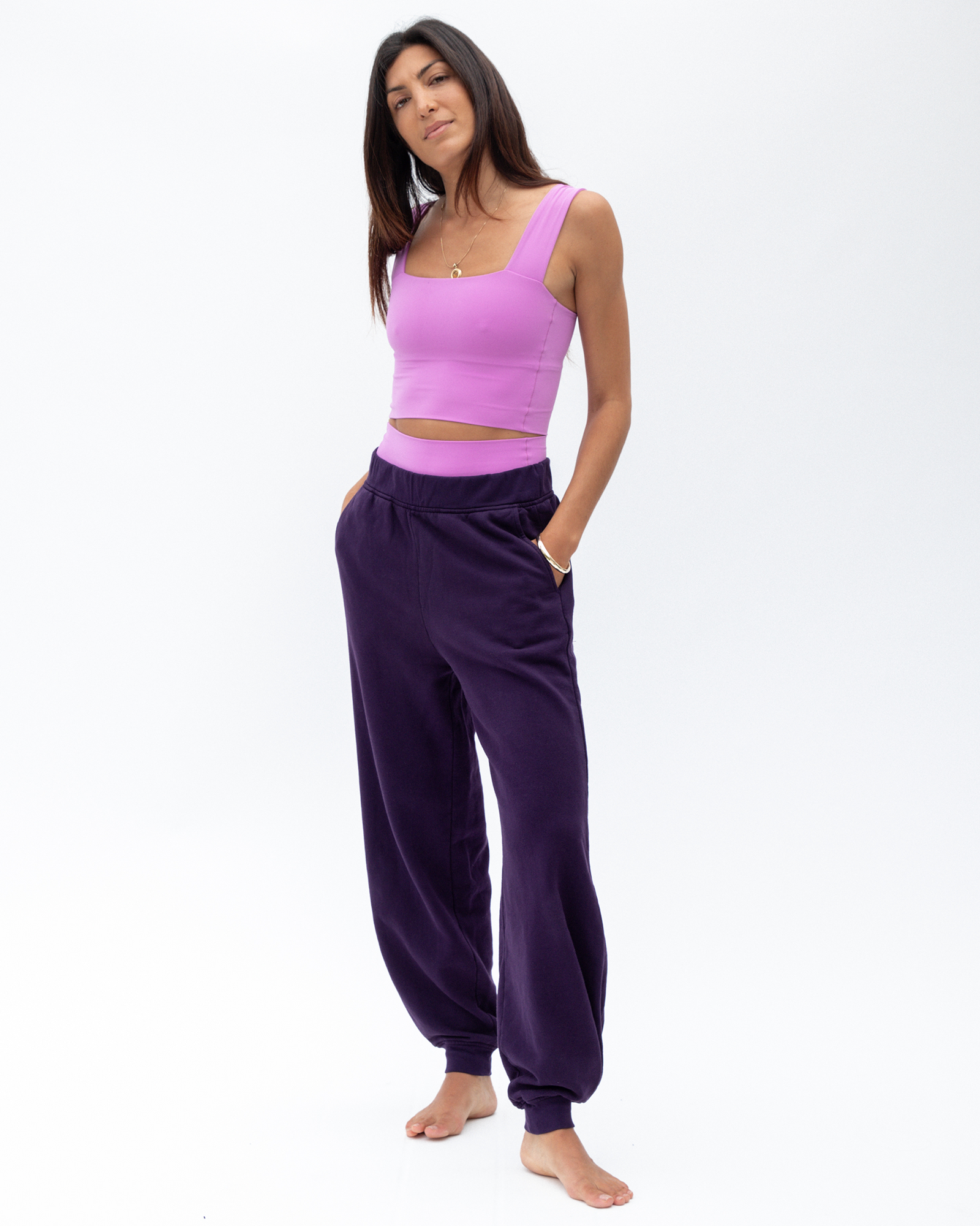 Frame Top - Punch + Field Day Sweatpant - Legend (Size S)