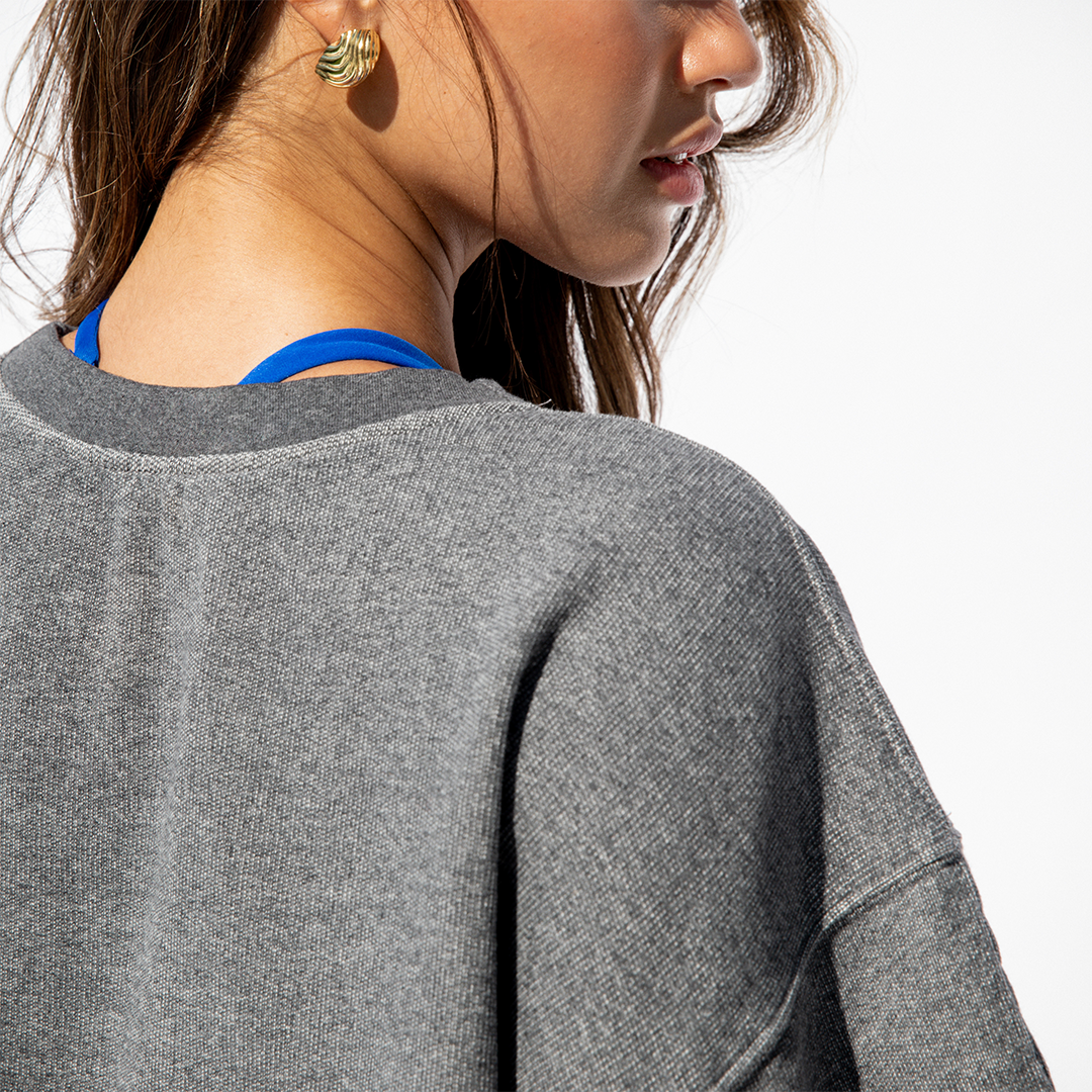 Field Day Sweatshirt - Dark Heathered Grey (Size S/M)