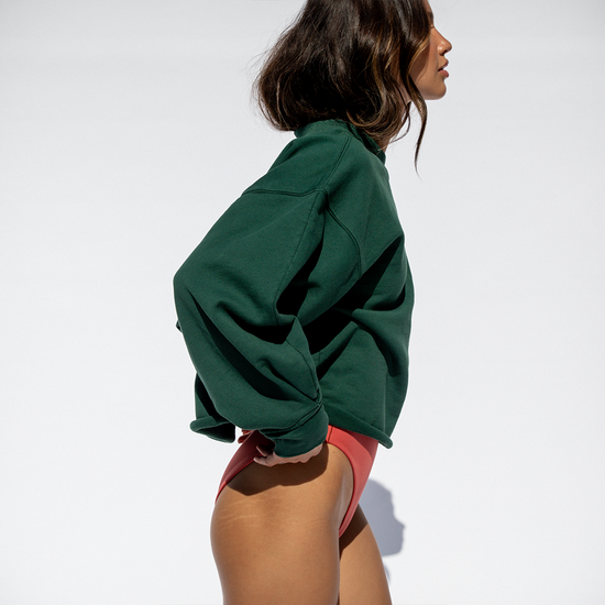 Field Day Sweatshirt - Palm + Hi Hi Bottom - Camp (Size S)