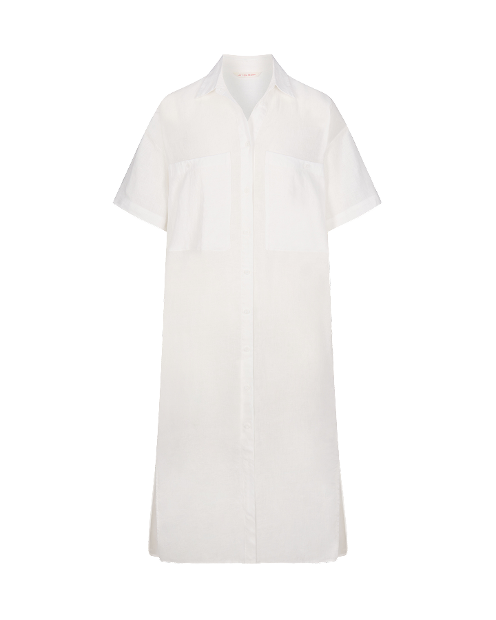 Getaway Shirt Dress - Coconut