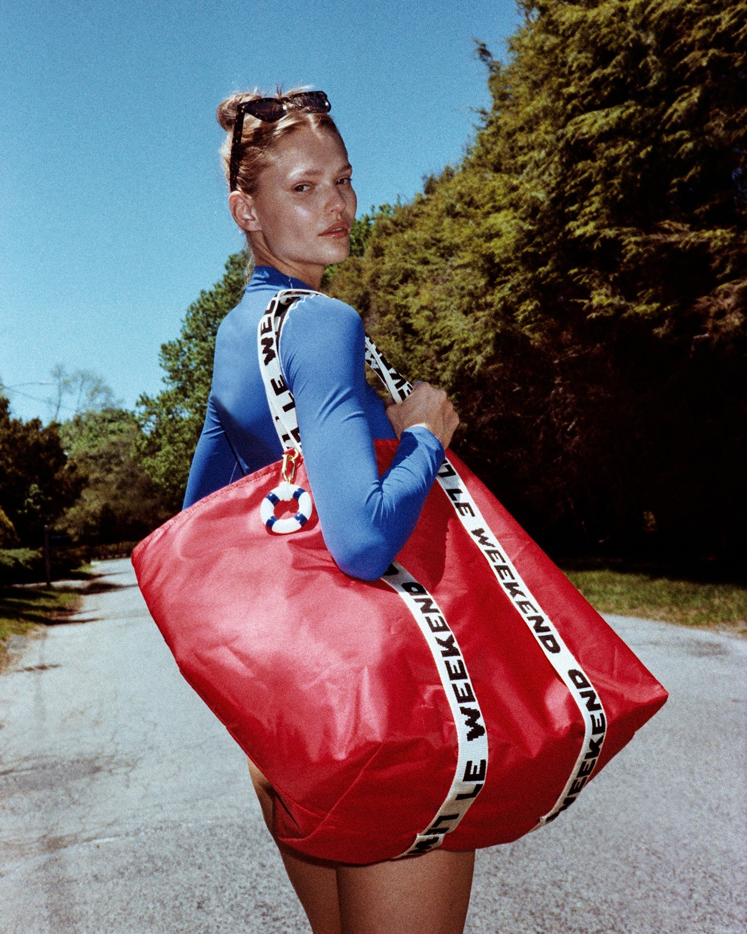 Le Floaty Fob *Clare V. Collab with Giant Trop Bag 