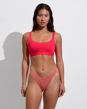 Double Scoop Top - Rescue + Backside Thong - Camp (Size S)