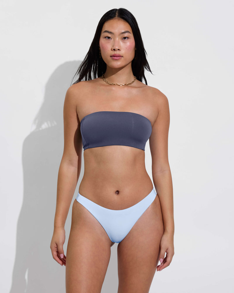 Tubular Top - Varsity + Dip Bottom - Blue Skies (Size S)