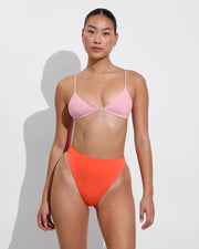 Sandy Top - Delight + Super Hi Hi Bottom - Aperol (Size S)