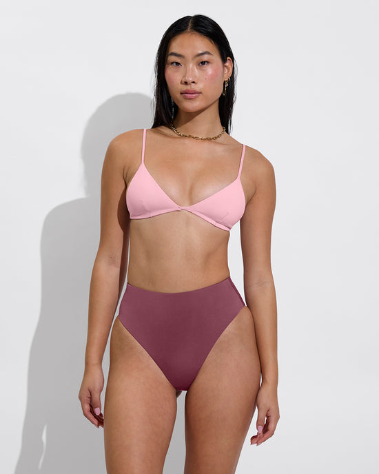 Sandy Top - Delight + Hi Hi Bottom - Desert Plum (Size S)