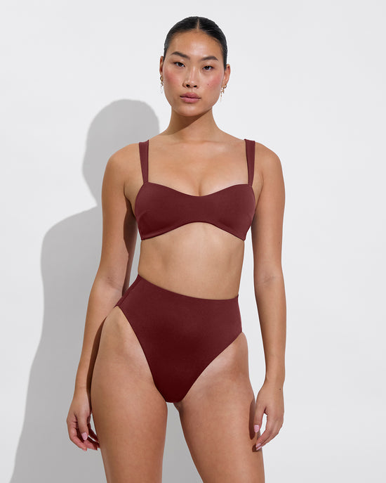 La Plage Top + Hi Hi Bottom - Jam (Size S)