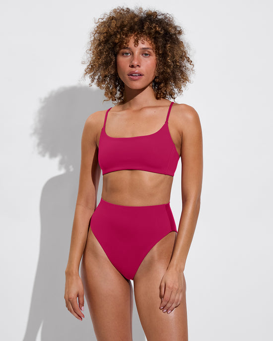 Pool Days Top + Hi Hi Bottom - Pepper (Size S)