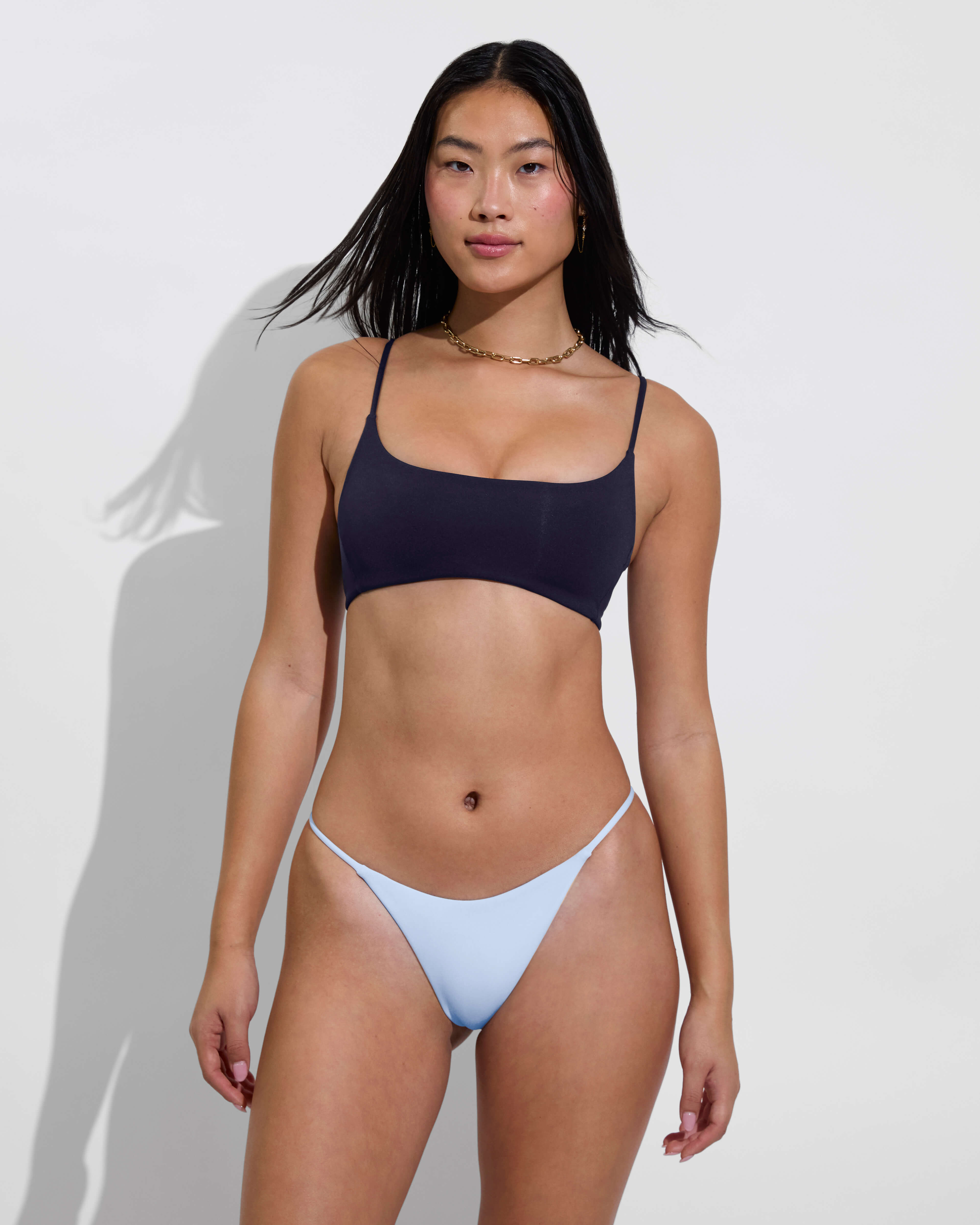 Pool Days Top - Sprint + Skinny Dip Bottom - Blue Skies (Size S)