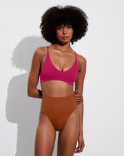 Sunday Top - Pepper + Hi Hi Bottom - Bronze (Size S)