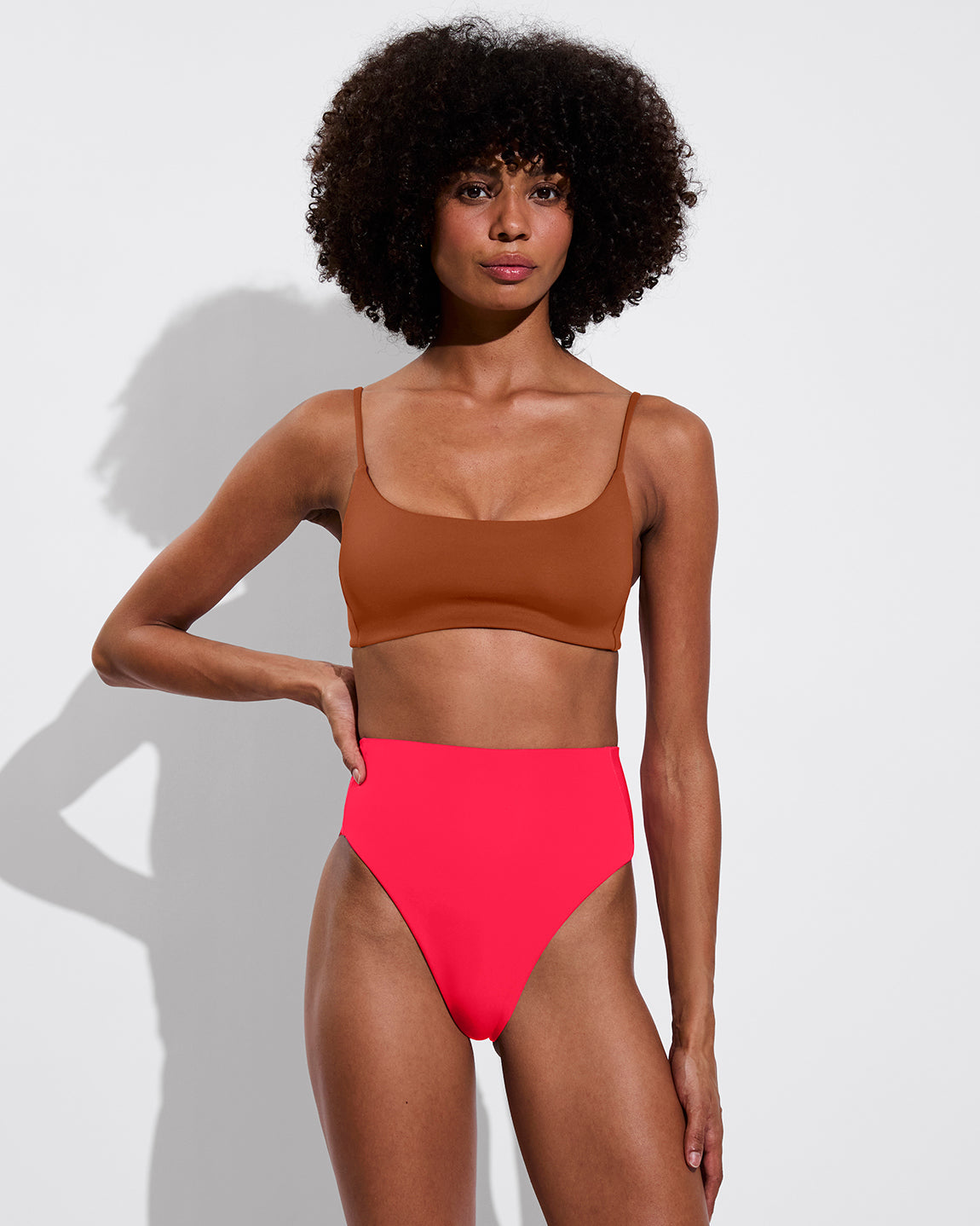 Pool Days Top - Bronze + Hi Hi Bottom - Rescue (Size S)