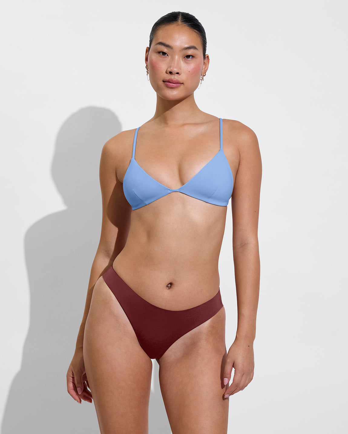Sandy Top - Blue Skies + Halfmoon Bottom - Jam (Size S)
