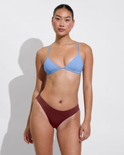 Sandy Top - Blue Skies + Halfmoon Bottom - Jam (Size S)