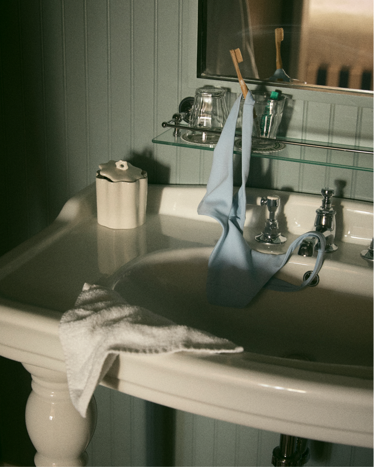 Plunge top in Blue skies