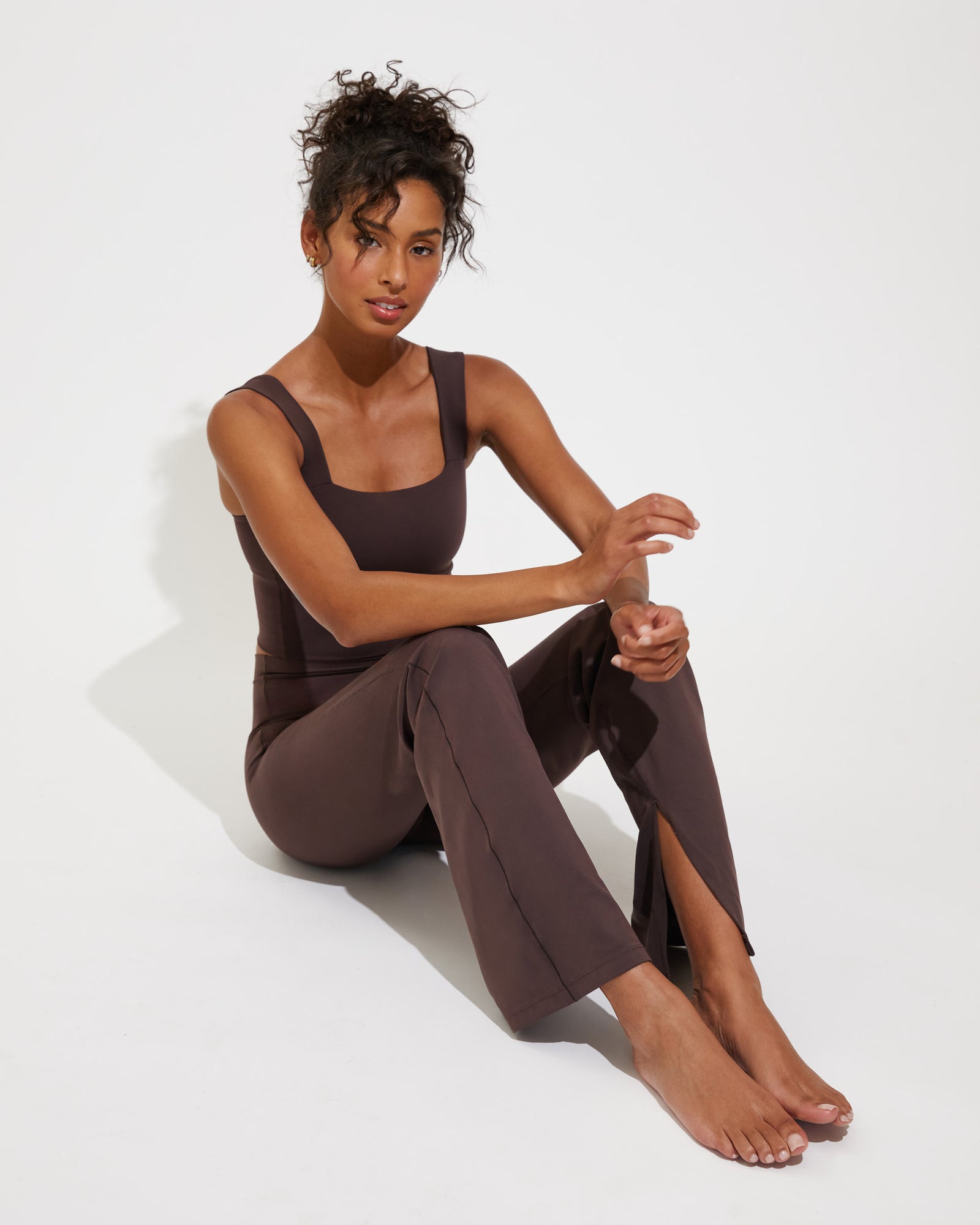 Frame Top + Kick It Pant - Cold Brew (Size S)