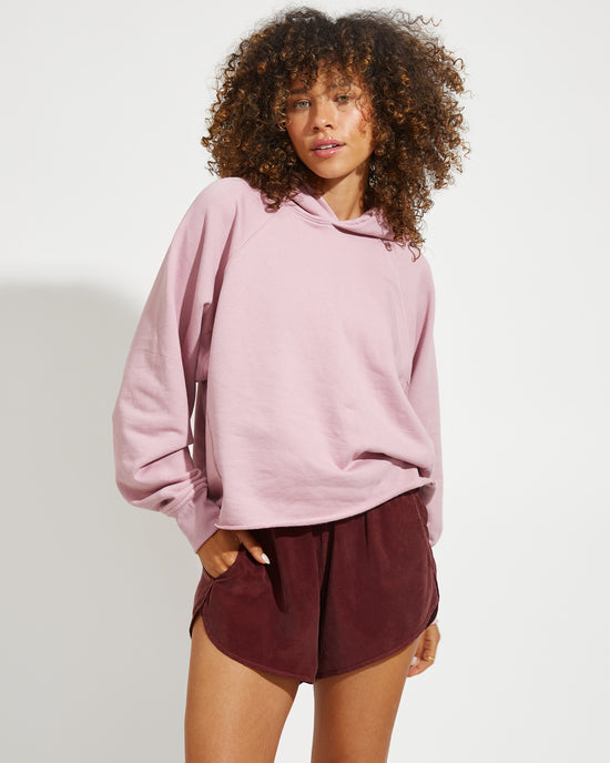 Homerun Hoodie - Mauve It Mauve It + Day Trip Short - Jam (Size S)