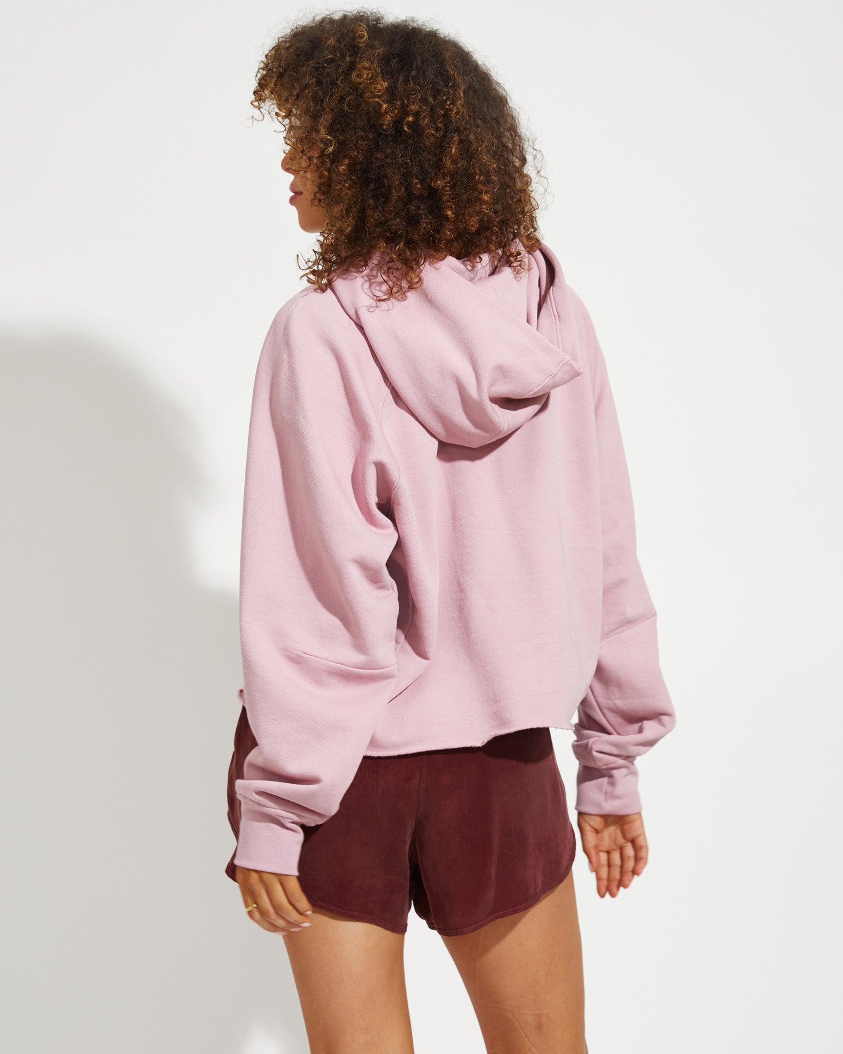 Mauve pink hoodie best sale