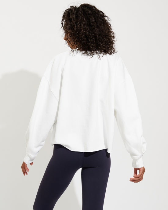 Field Day Sweatshirt - Coconut + Plunge Playsuit - Sprint (Size S)