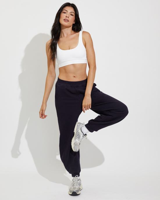 Double Scoop Top - Coconut + Field Day Sweatpant - Sprint (Size S)