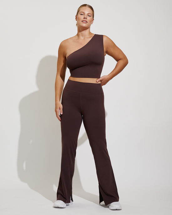Frame Top + Kick It Pant - Cold Brew (Size L)