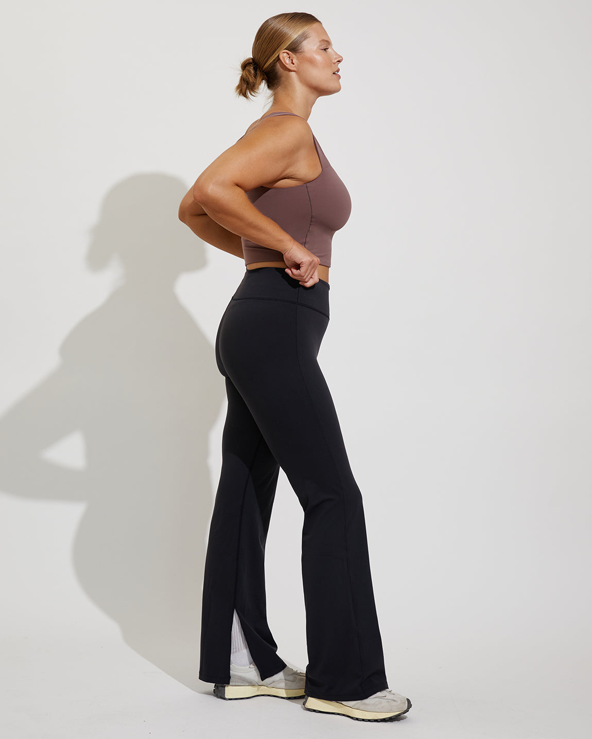 Kick It Pant - Super Moves Fabric Black Pant – Left On Friday