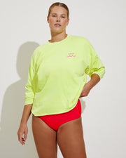 Sports & Rec Sweatshirt *Natalie Edition - Limoncello + Hi Tide Bottom - Rescue (Size L)