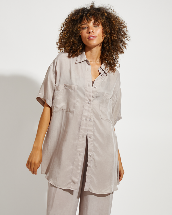 Day Trip Button Down + Day Trip Pant - Beach (Size S)