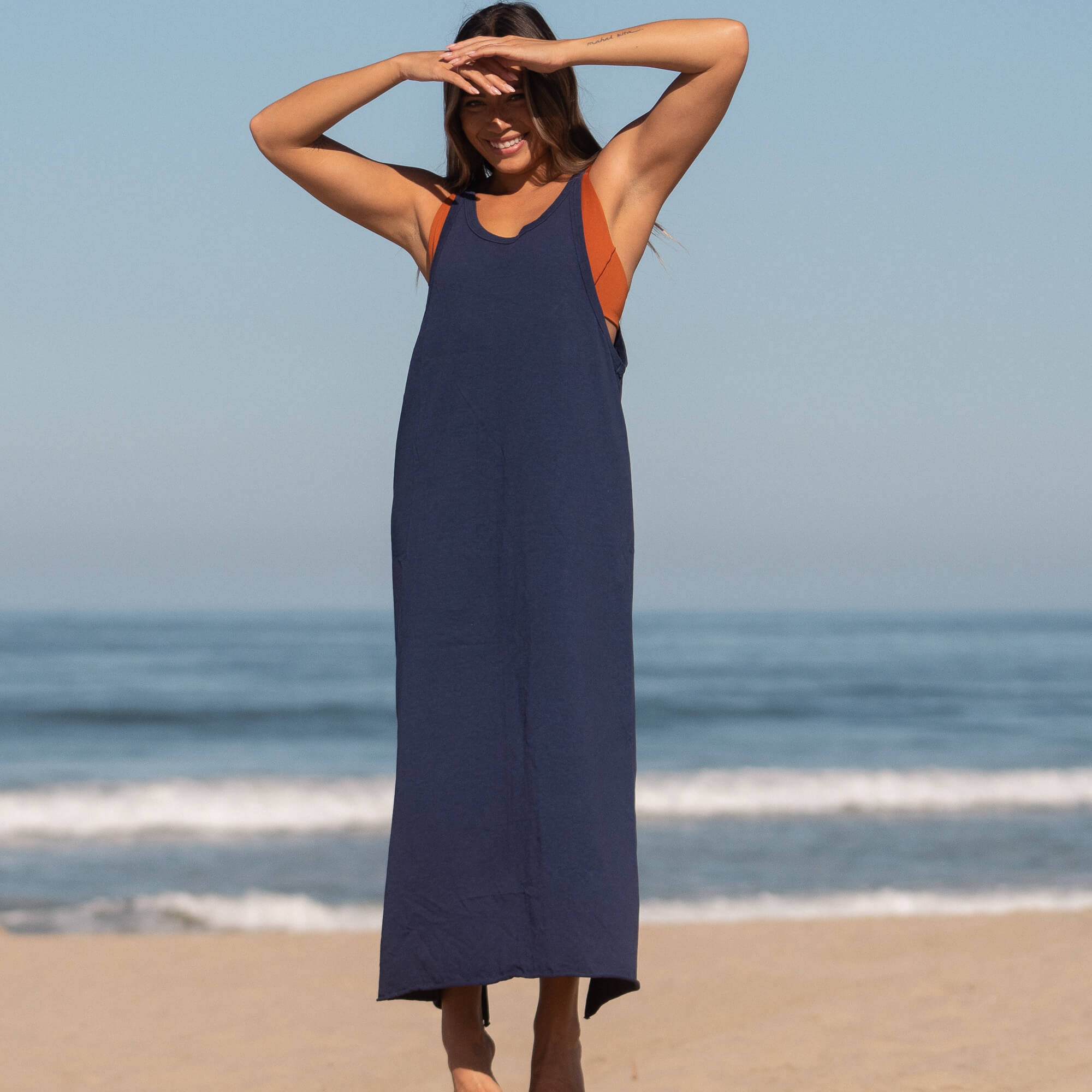Muscle Dress - Sprint (Navy) – Left On Friday