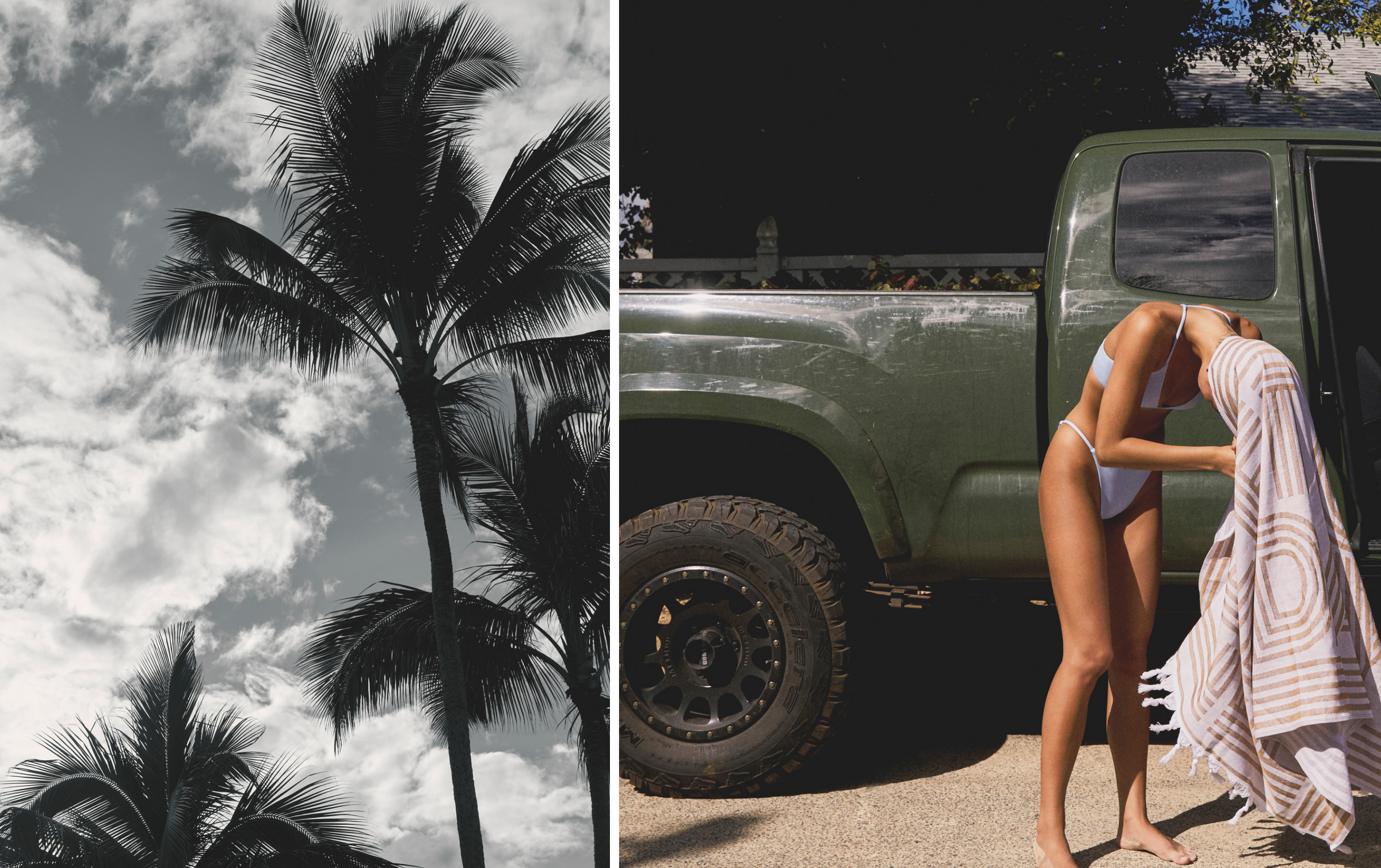 Reef Top + Skinny Dip Bottom - Blue Skies