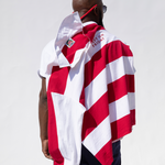 League Shirt - Red / White Stripe