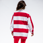 League Shirt - Red / White Stripe (Size S/M) + Super Moves Tight - Sweet Chili Heat (Size S)