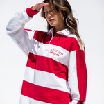 League Shirt - Red / White Stripe (Size S/M)
