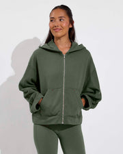 Beach Side Hoodie (Size S/M) + Super Moves Tight - Agave (Size S)