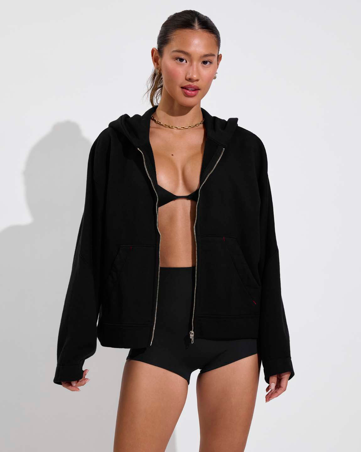 Sandy Top (Size S) + Beach Side Hoodie - Jet (Size S/M)