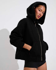 Beach Side Hoodie - Jet (Size S/M)