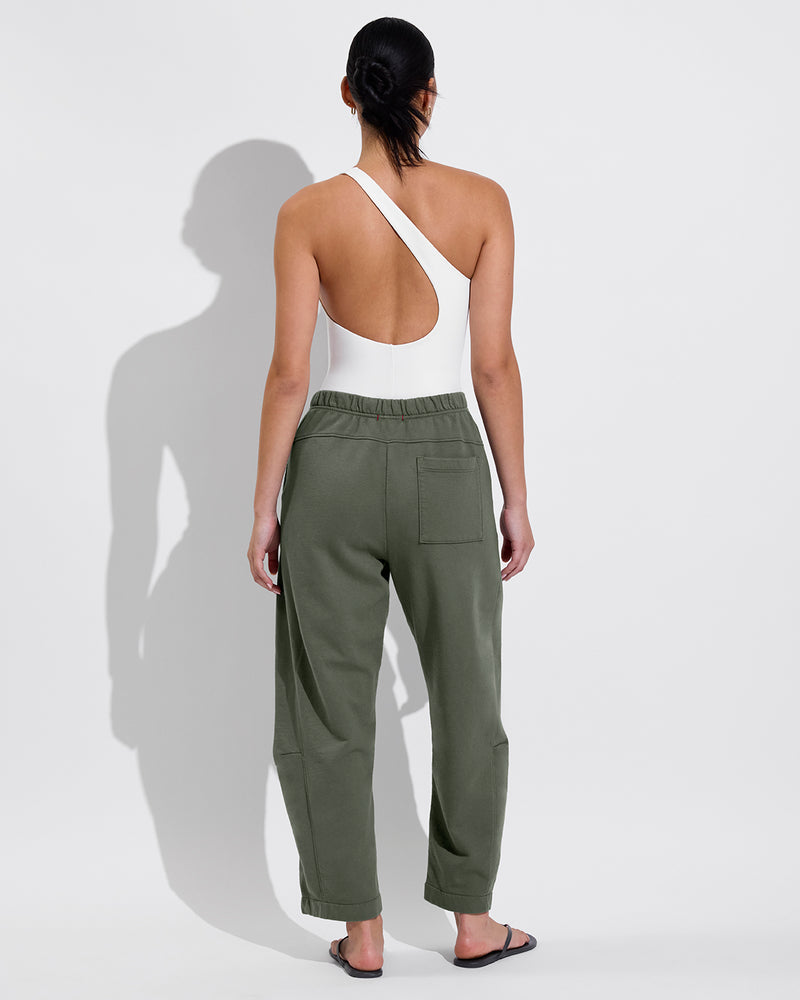 Shoreline Suit - Coconut + Beach Side Sweatpant - Agave (Size S)