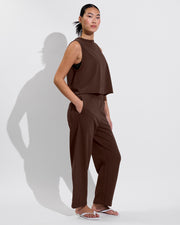 Swell Tank + Beach Side Sweatpant - Cold Brew (Size S)