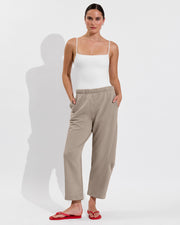 Retreat Suit - Coconut + Beach Side Sweatpant - Beach (Size S)