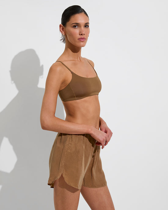 Pool Days Top + Breeze Short - Tan Lines (Size S)