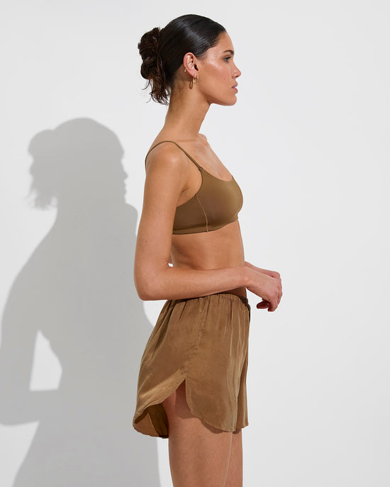 Pool Days Top + Breeze Short - Tan Lines (Size S)